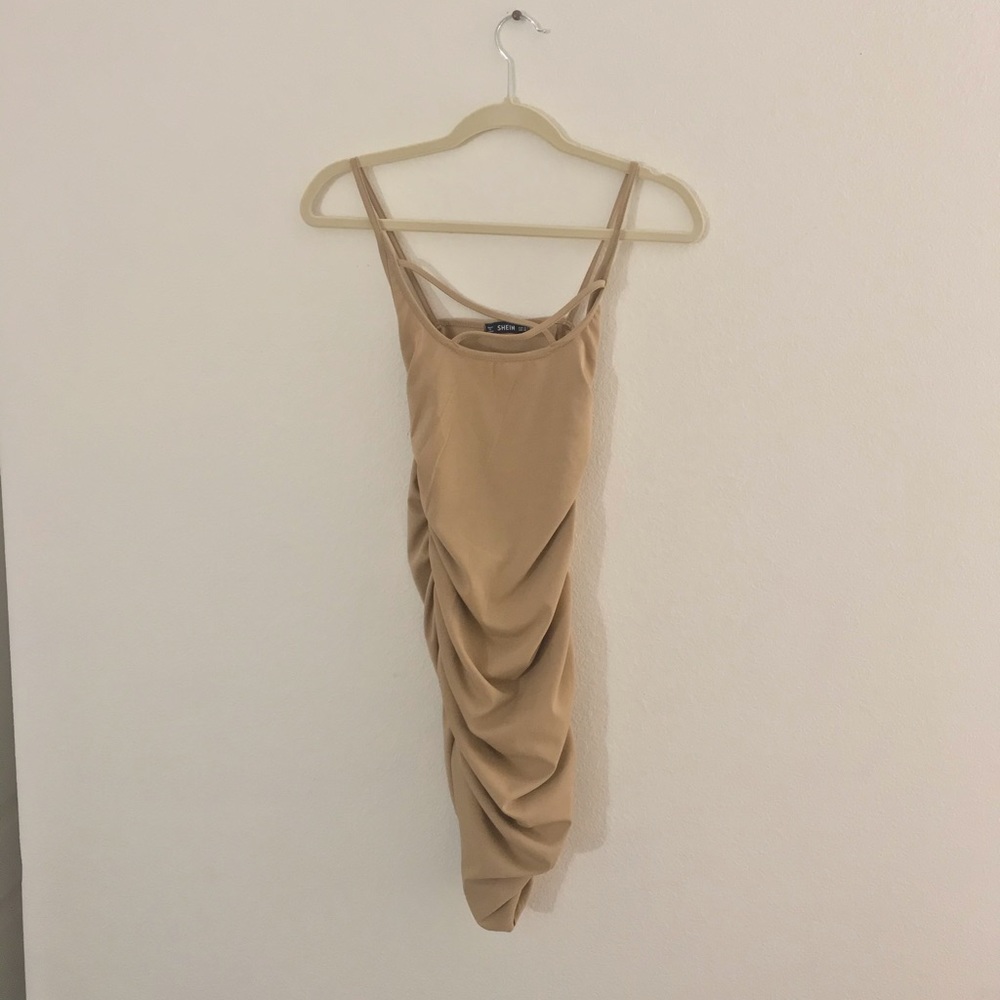 SHEIN Ruched Bodycon Dress